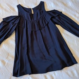 Maeve cold-shoulder blouse | 2